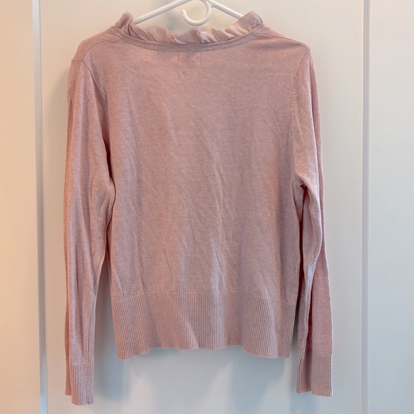 Elle Pink Ruffled Cardigan - Picture 4 of 7